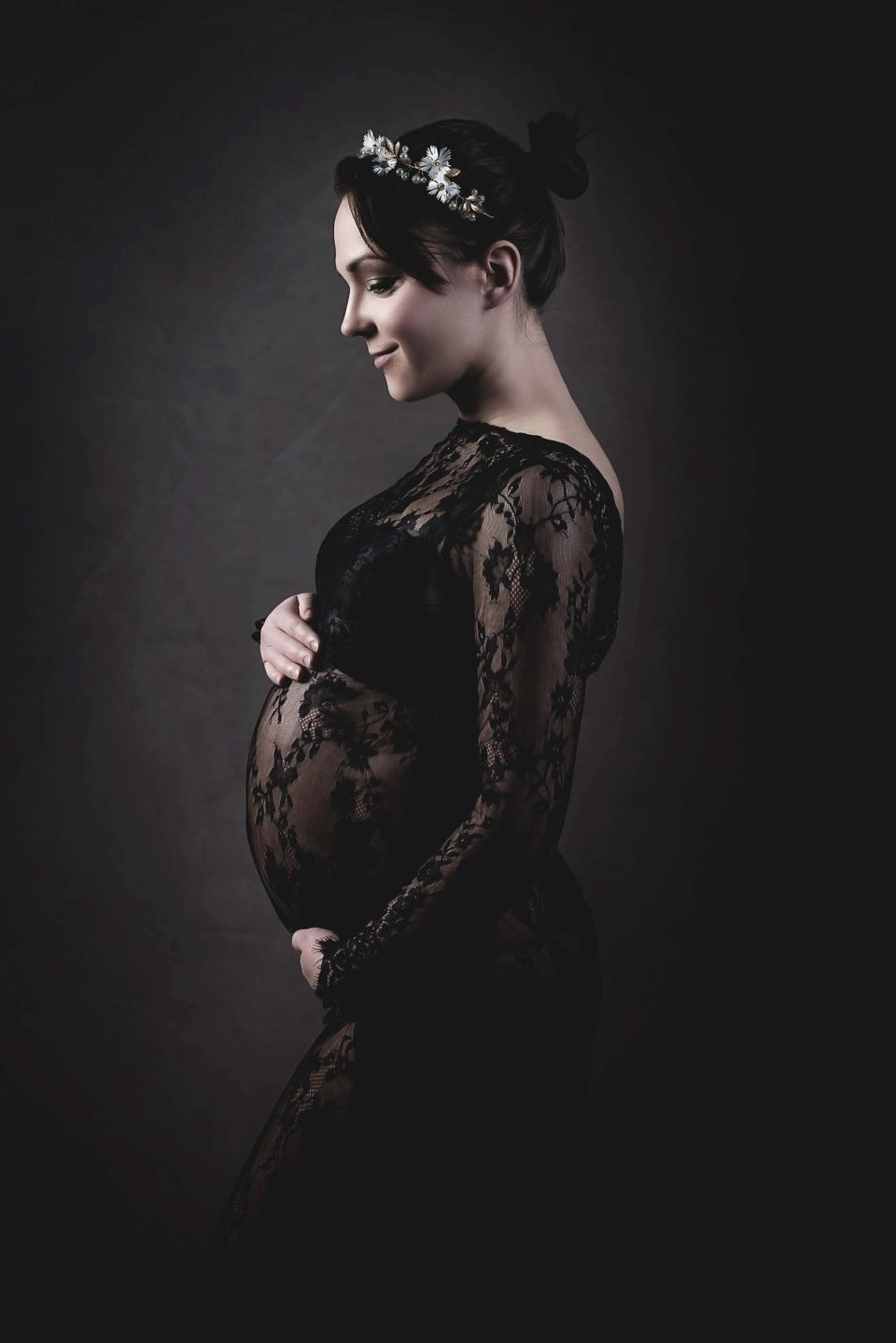 Frau mit Babybauch