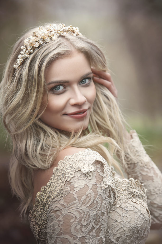Portrait Braut als Prinzessin