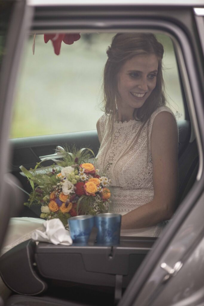 Hochzeitsfotografie auf der Burgruine Hardenberg