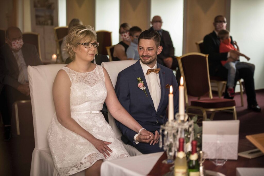 Hochzeitsfotografie im Standesamt im Alten Rathaus in Heilbad Heiligenstadt