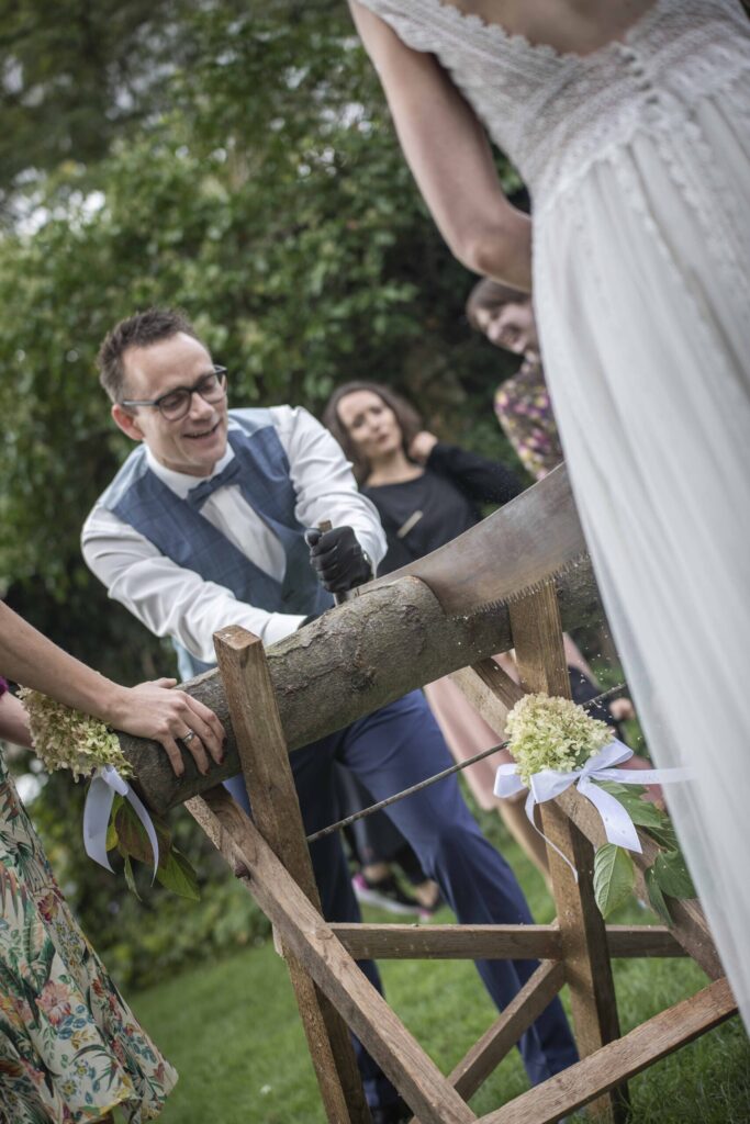 Hochzeitsfotografie auf der Burgruine Hardenberg