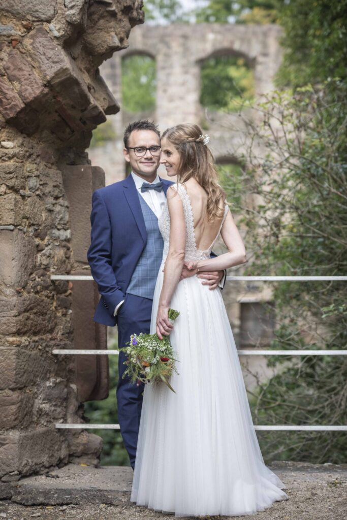 Hochzeitsfotografie auf der Burgruine Hardenberg