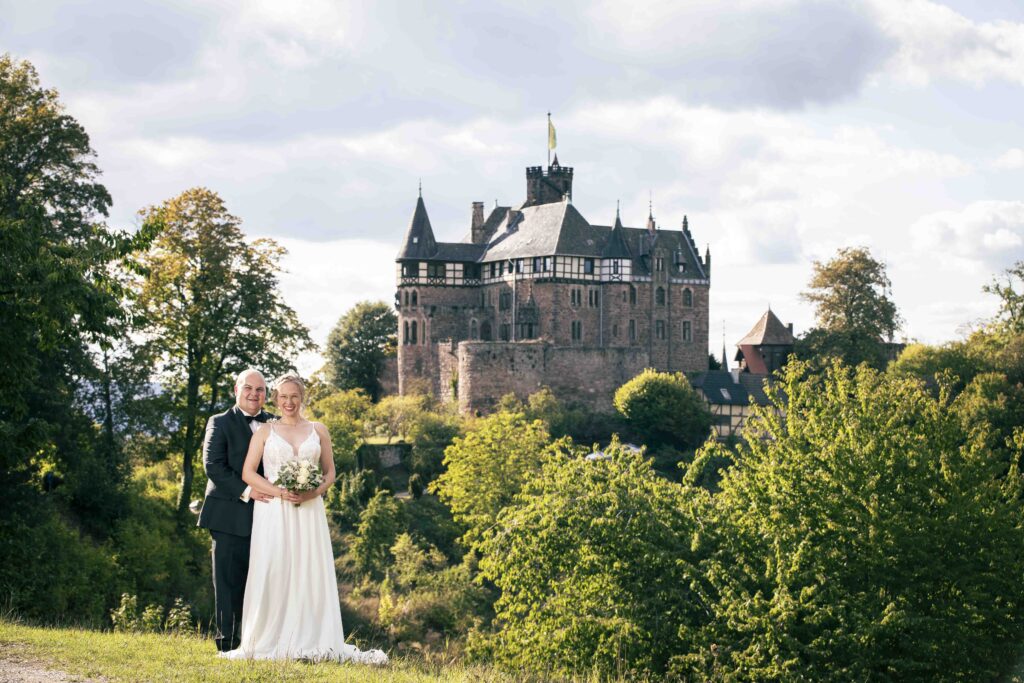 Hochzeitsbild von dem Schloss Berlepsch